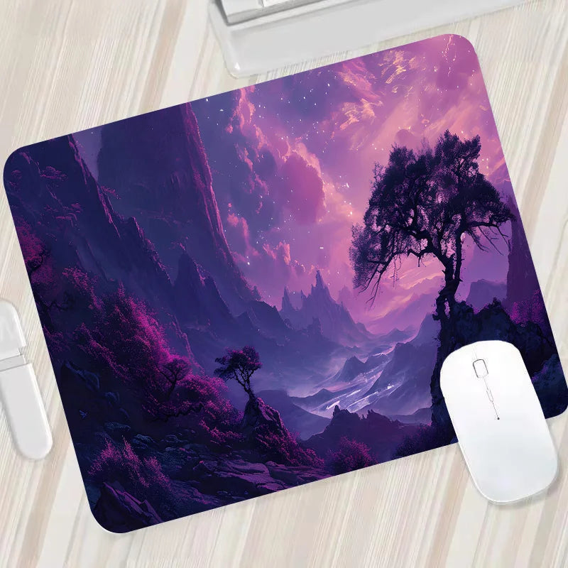 „XGZ Night Moonlight Gaming Mousepad – Groß, rutschfest, für Laptop & PC, 900x400“