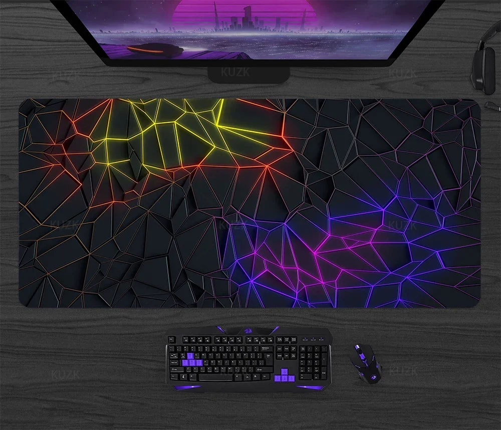 „Gaming Mousepad XXL – Rutschfeste Schreibtischunterlage für PC, Laptop & Zubehör – 90x40 cm“