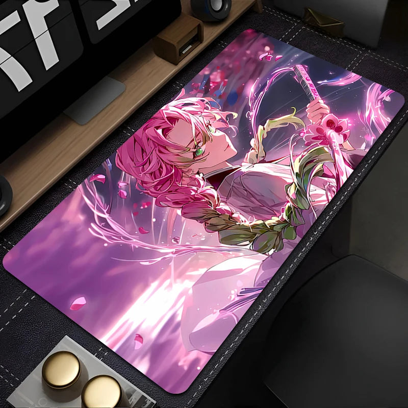 „Gaming Mousepad – Demon Slayer Kanroji Mitsuri, Rutschfest, Großformat für PC & Notebook“