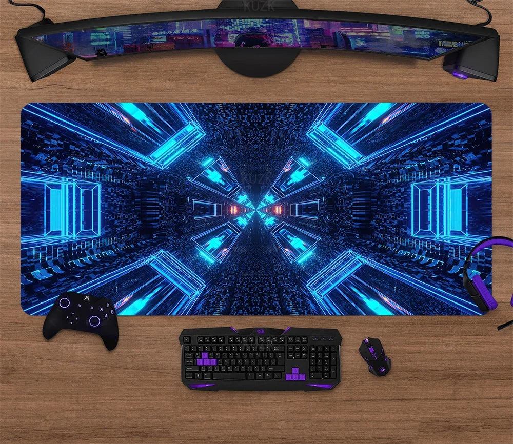 „Gaming Mousepad XXL – Rutschfeste Schreibtischunterlage für PC, Laptop & Zubehör – 90x40 cm“