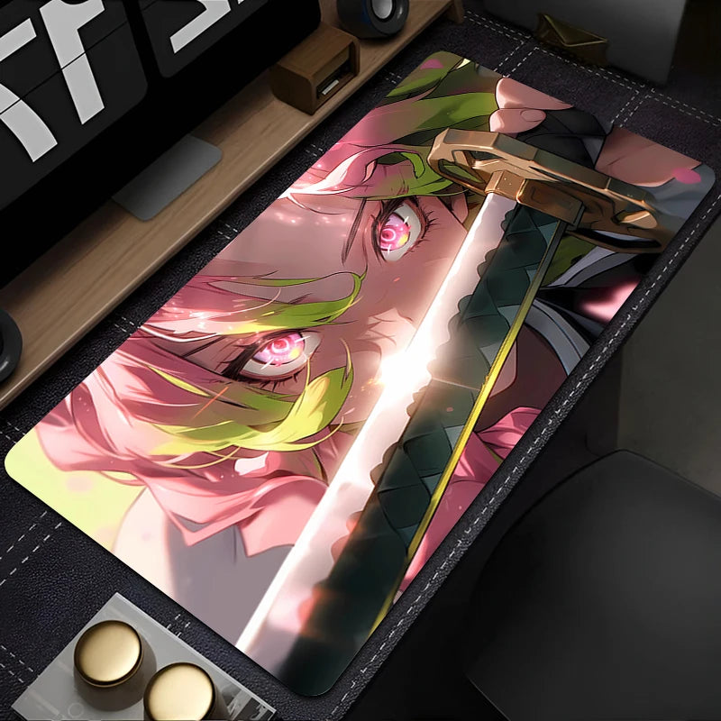„Gaming Mousepad – Demon Slayer Kanroji Mitsuri, Rutschfest, Großformat für PC & Notebook“