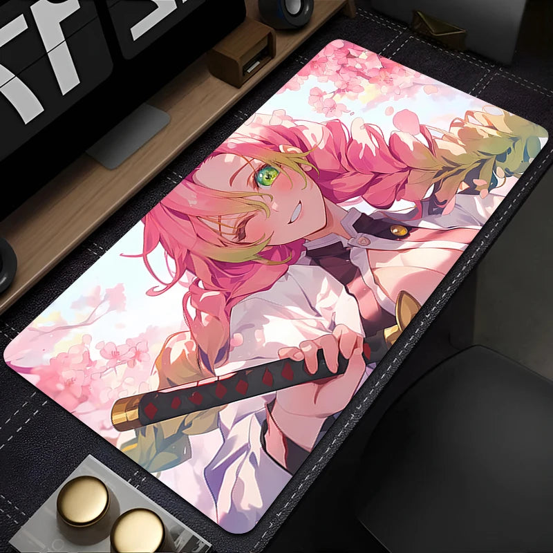 „Gaming Mousepad – Demon Slayer Kanroji Mitsuri, Rutschfest, Großformat für PC & Notebook“