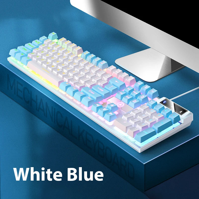 „K500 Gaming & Office Tastatur – 104 Tasten, RGB, USB“