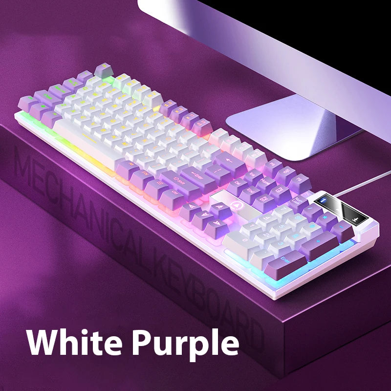 „K500 Gaming & Office Tastatur – 104 Tasten, RGB, USB“