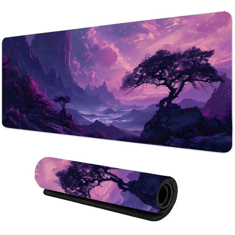 „XGZ Night Moonlight Gaming Mousepad – Groß, rutschfest, für Laptop & PC, 900x400“