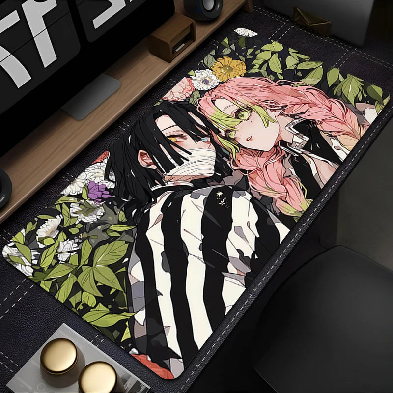 „Gaming Mousepad – Demon Slayer Kanroji Mitsuri, Rutschfest, Großformat für PC & Notebook“