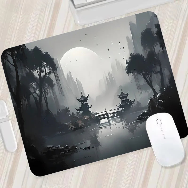 „XGZ Night Moonlight Gaming Mousepad – Groß, rutschfest, für Laptop & PC, 900x400“
