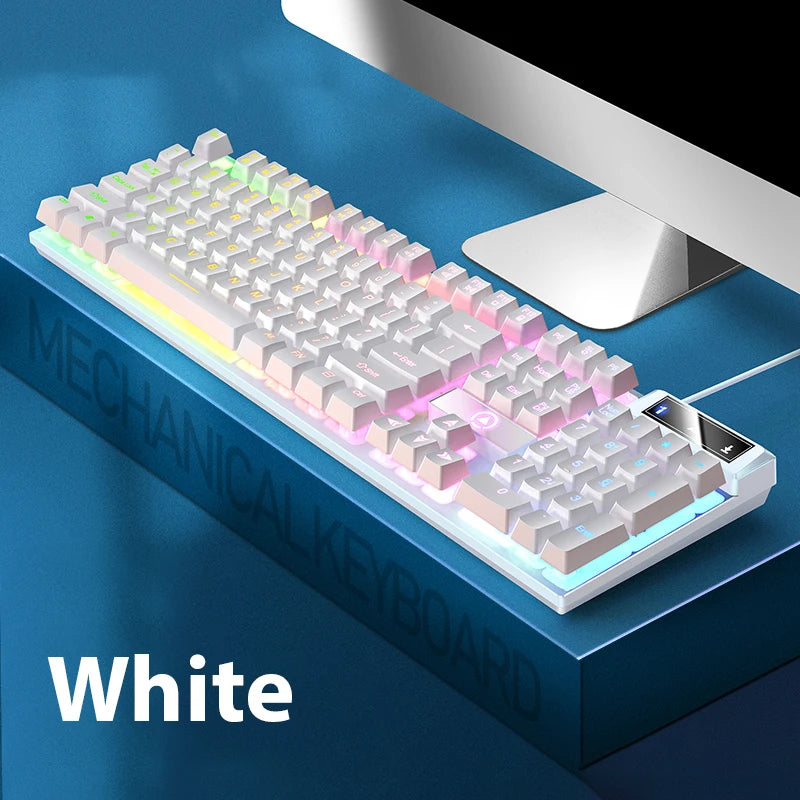 „K500 Gaming & Office Tastatur – 104 Tasten, RGB, USB“