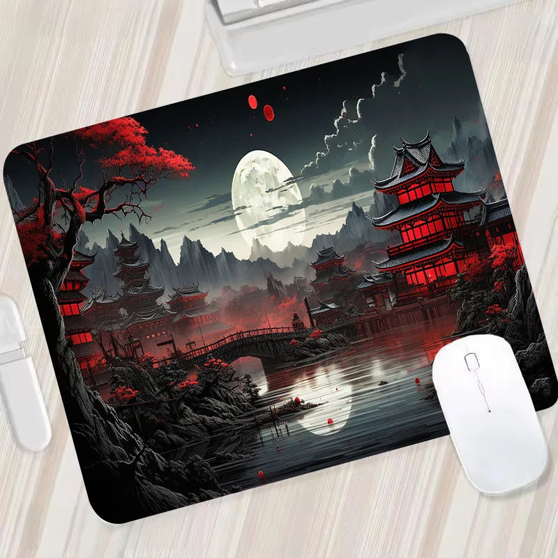 „XGZ Night Moonlight Gaming Mousepad – Groß, rutschfest, für Laptop & PC, 900x400“