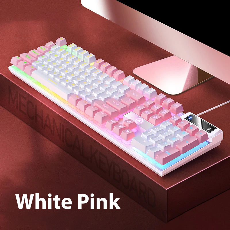 „K500 Gaming & Office Tastatur – 104 Tasten, RGB, USB“