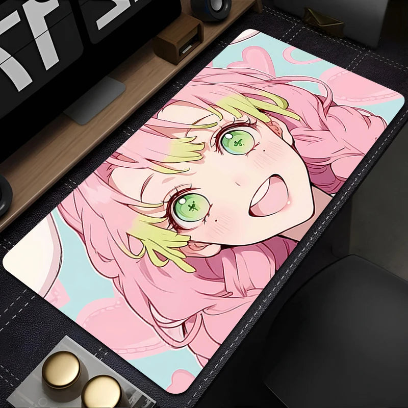 „Gaming Mousepad – Demon Slayer Kanroji Mitsuri, Rutschfest, Großformat für PC & Notebook“