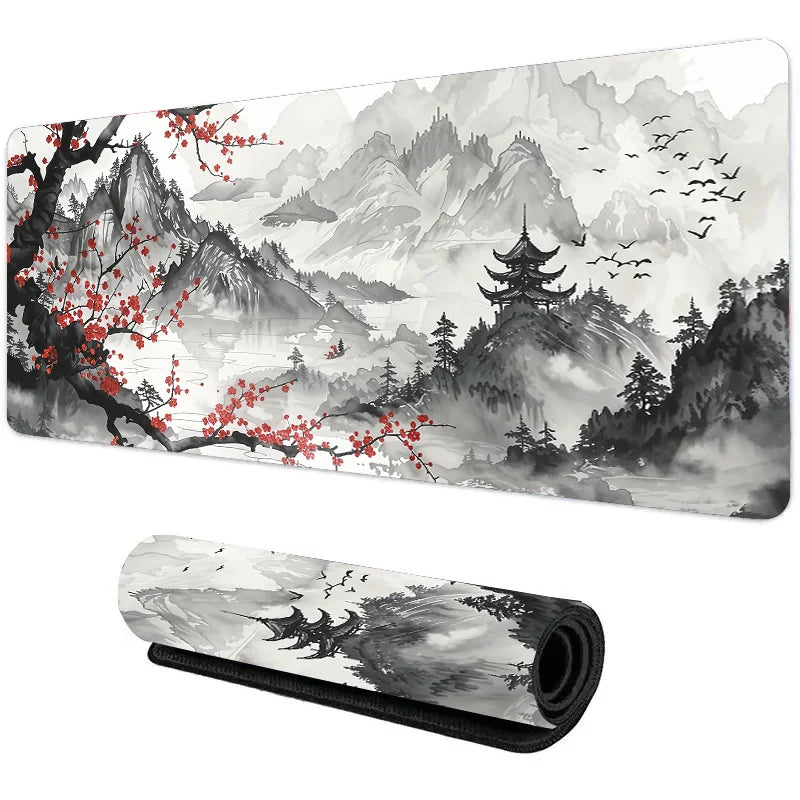 „XGZ Night Moonlight Gaming Mousepad – Groß, rutschfest, für Laptop & PC, 900x400“
