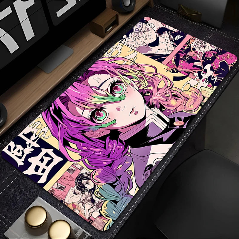 „Gaming Mousepad – Demon Slayer Kanroji Mitsuri, Rutschfest, Großformat für PC & Notebook“