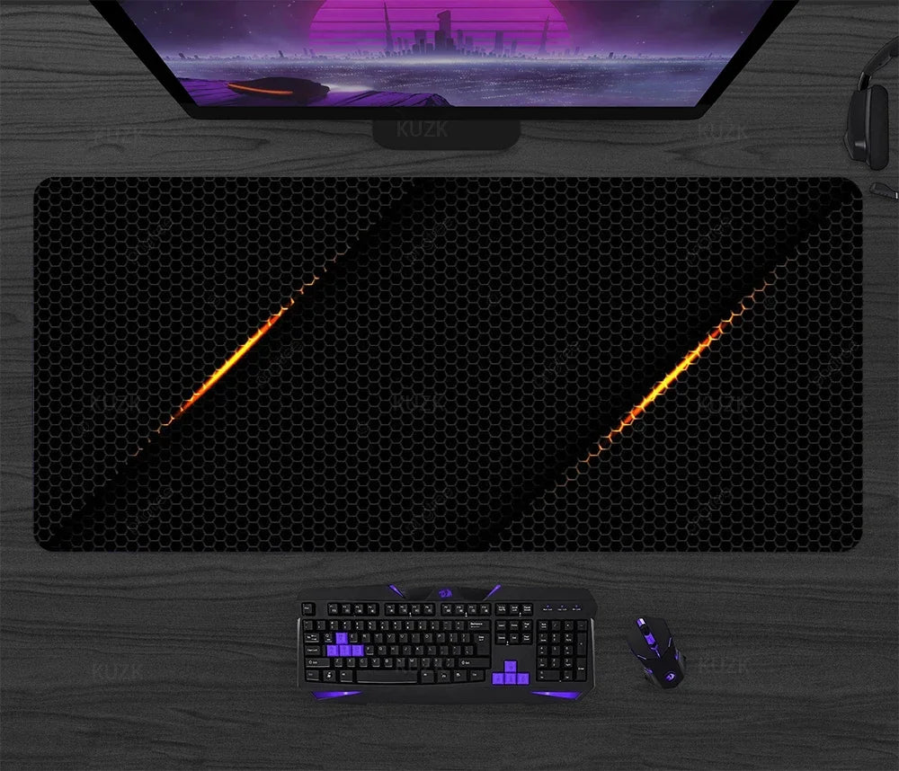 „Gaming Mousepad XXL – Rutschfeste Schreibtischunterlage für PC, Laptop & Zubehör – 90x40 cm“