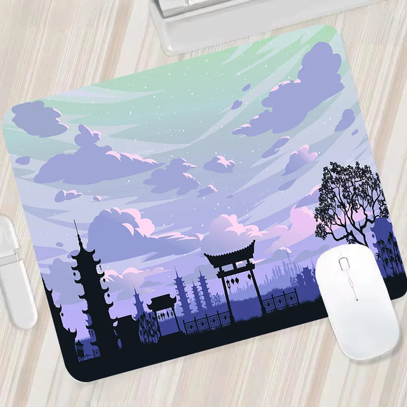 „XGZ Night Moonlight Gaming Mousepad – Groß, rutschfest, für Laptop & PC, 900x400“