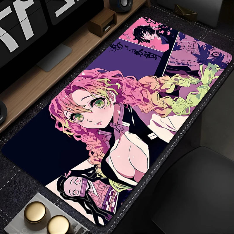 „Gaming Mousepad – Demon Slayer Kanroji Mitsuri, Rutschfest, Großformat für PC & Notebook“