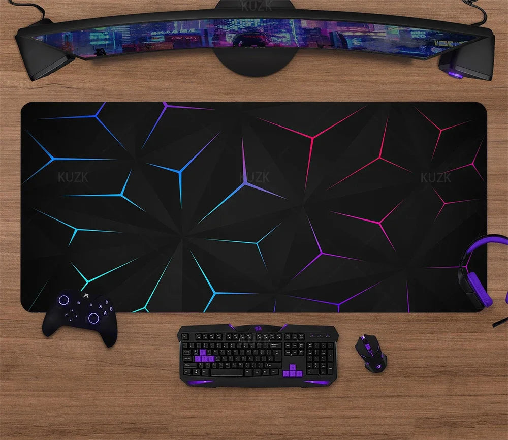 „Gaming Mousepad XXL – Rutschfeste Schreibtischunterlage für PC, Laptop & Zubehör – 90x40 cm“