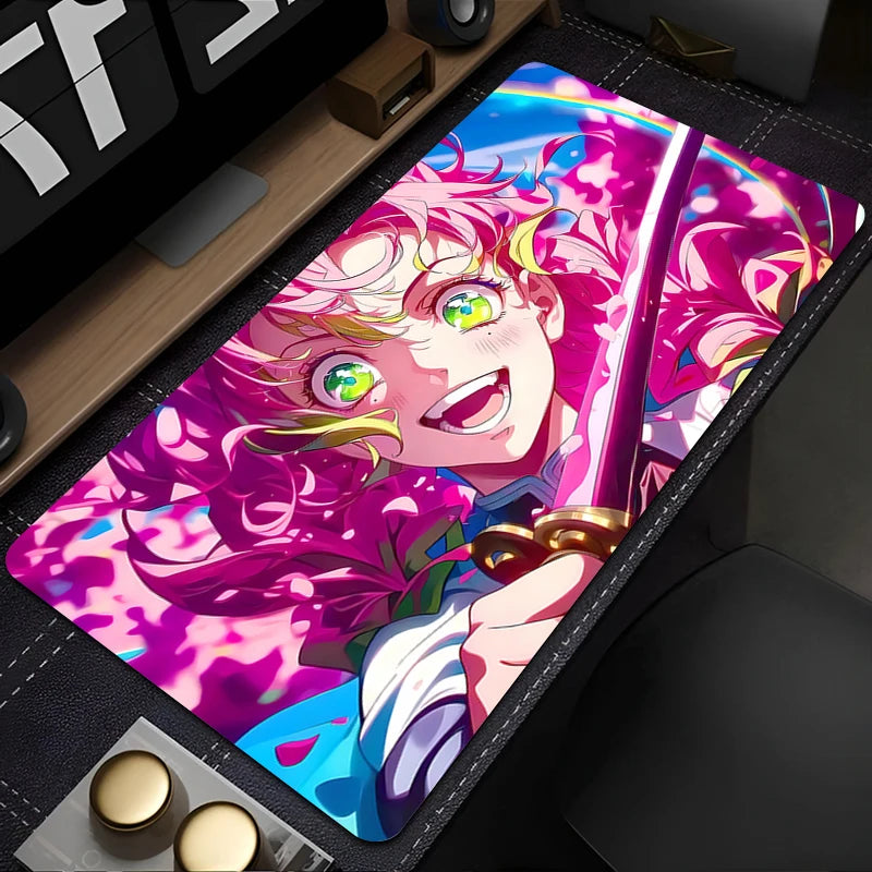 „Gaming Mousepad – Demon Slayer Kanroji Mitsuri, Rutschfest, Großformat für PC & Notebook“