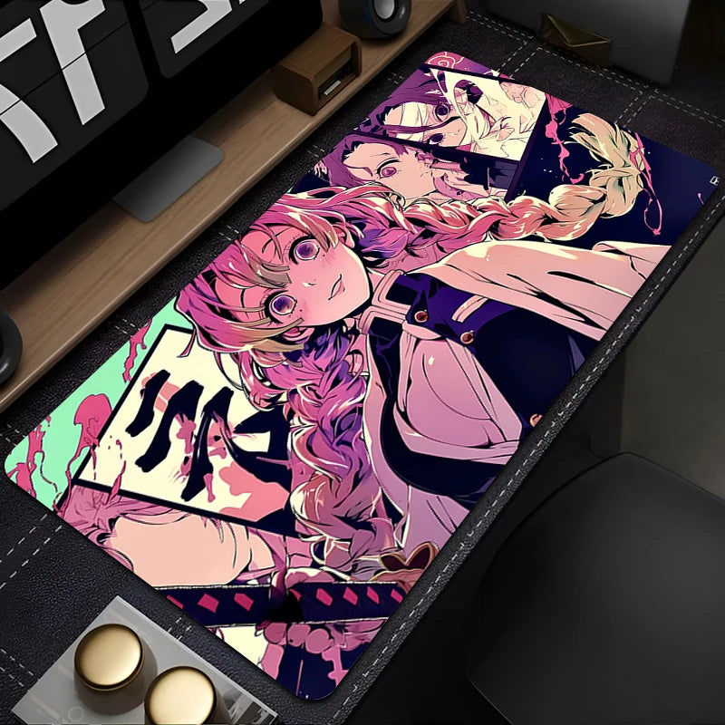 „Gaming Mousepad – Demon Slayer Kanroji Mitsuri, Rutschfest, Großformat für PC & Notebook“
