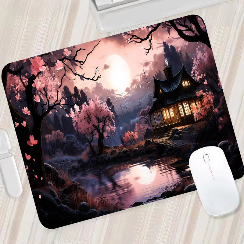 „XGZ Night Moonlight Gaming Mousepad – Groß, rutschfest, für Laptop & PC, 900x400“