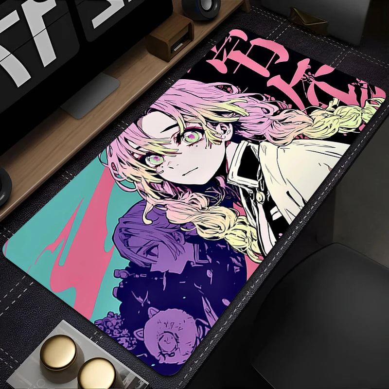 „Gaming Mousepad – Demon Slayer Kanroji Mitsuri, Rutschfest, Großformat für PC & Notebook“
