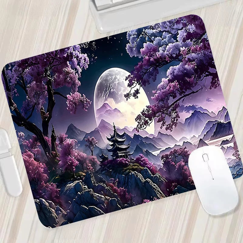 „XGZ Night Moonlight Gaming Mousepad – Groß, rutschfest, für Laptop & PC, 900x400“