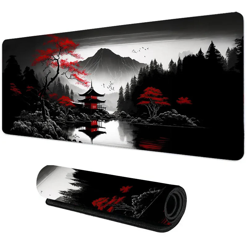 „XGZ Night Moonlight Gaming Mousepad – Groß, rutschfest, für Laptop & PC, 900x400“