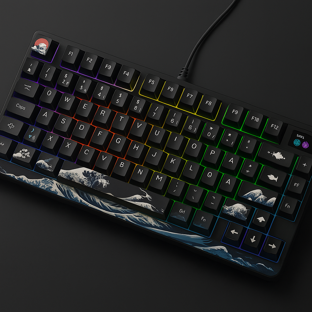 „Womier K80 Gaming Keyboard – Hot-Swap, OLED, RGB, 81 Keys“