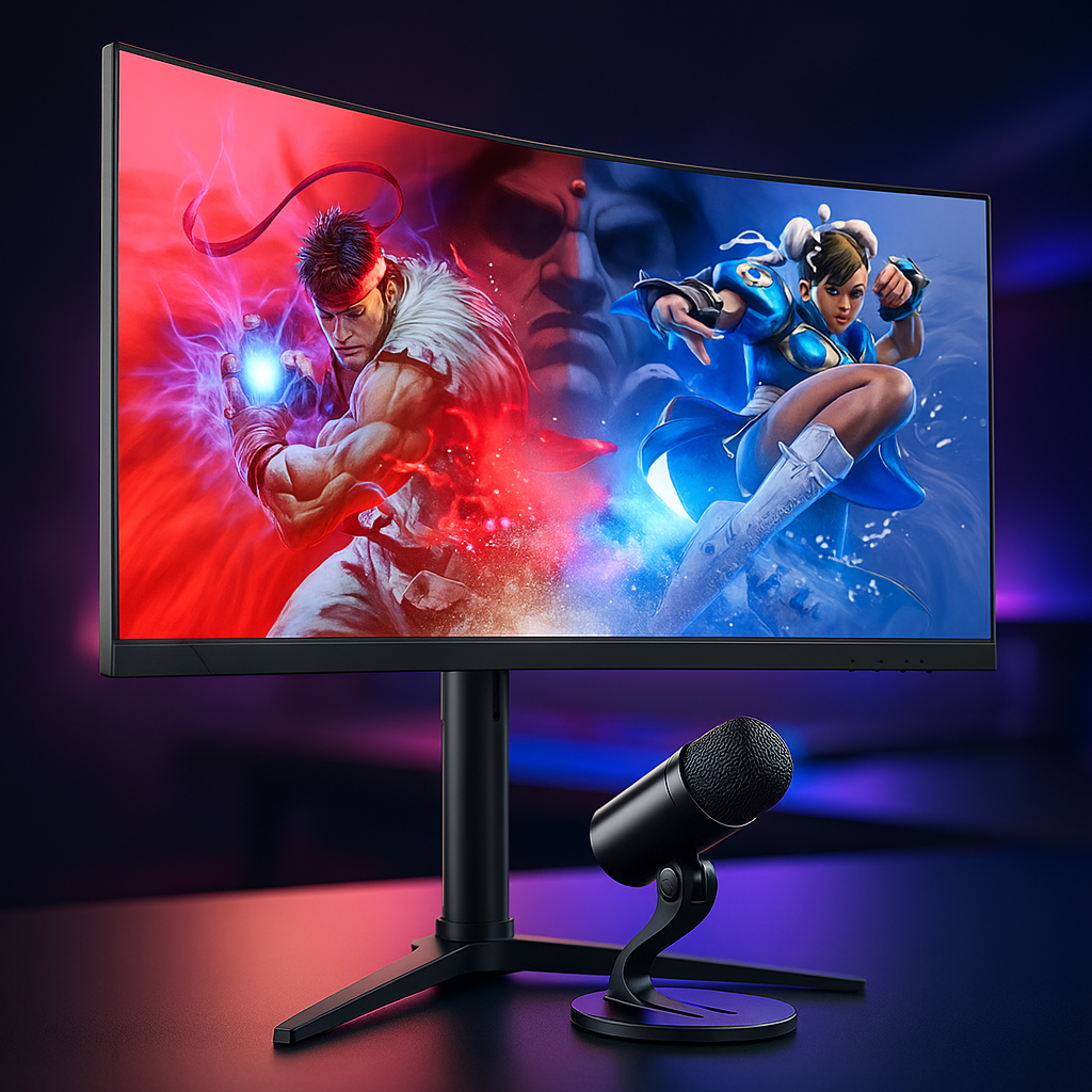 „HAOYUNMA 34“ UltraWide Gaming Monitor – 3440x1440, 165Hz, 1ms, HDR, VA Panel“