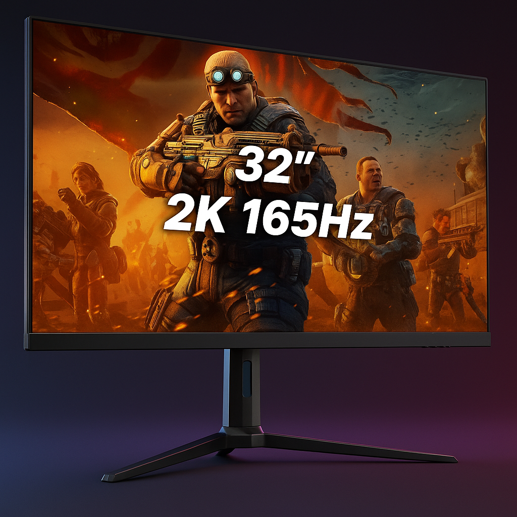 „Tiansu 32“ 2K Gaming Monitor – 2560x1440, 165Hz, IPS, HDR400“