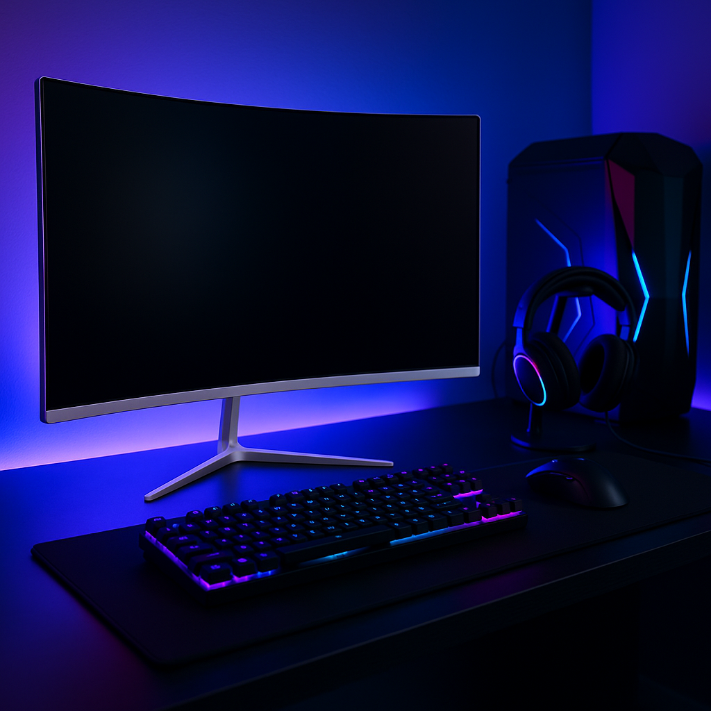 „SKSE KO27B Curved Gaming Monitor – 27 Zoll, 2K, 165Hz, HDR10“