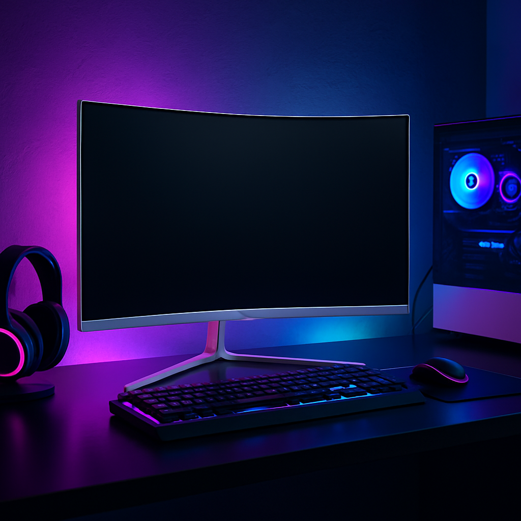 „SKSE KO27B Curved Gaming Monitor – 27 Zoll, 2K, 165Hz, HDR10“