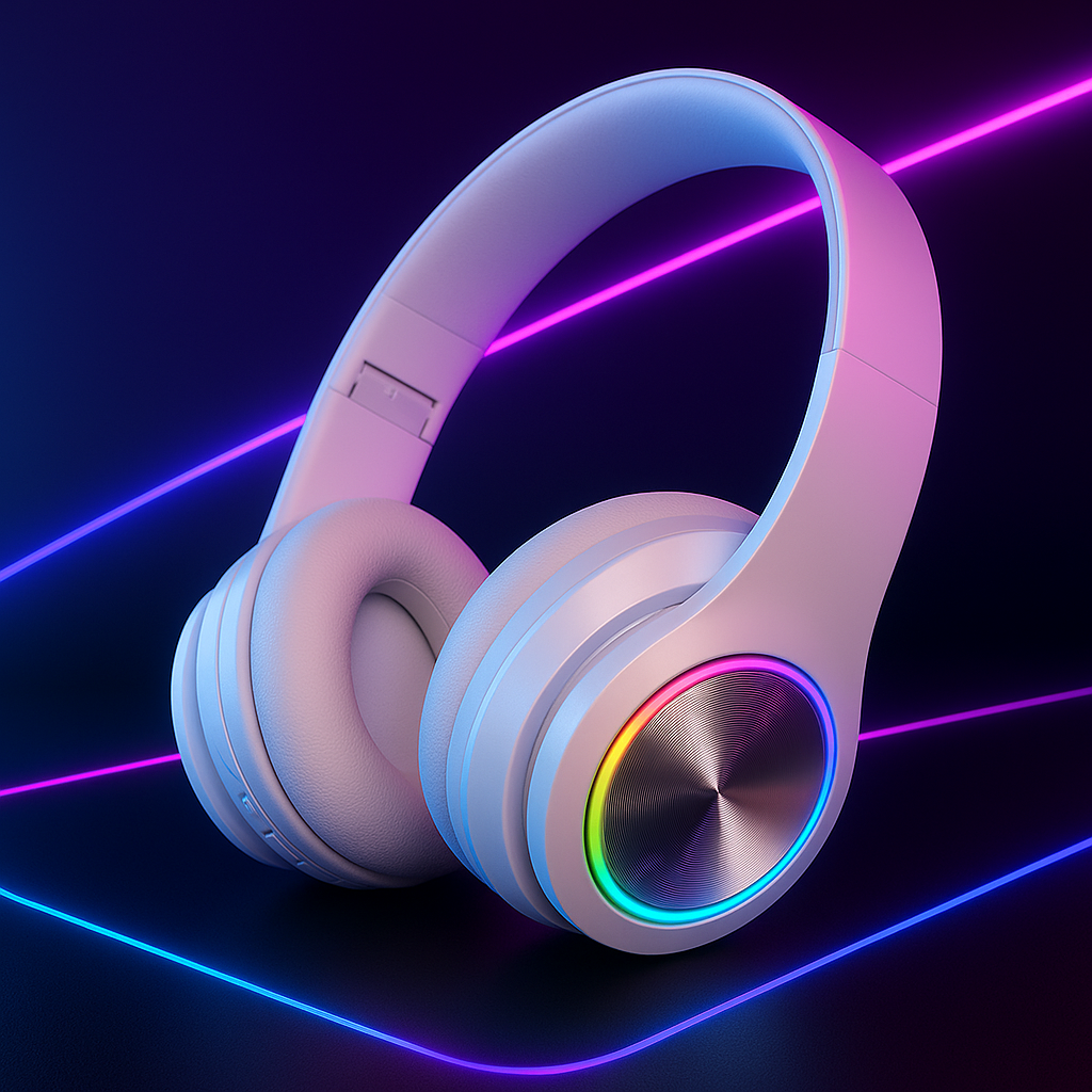 „Wireless Gaming Headset – Bluetooth, Surround Sound, RGB“