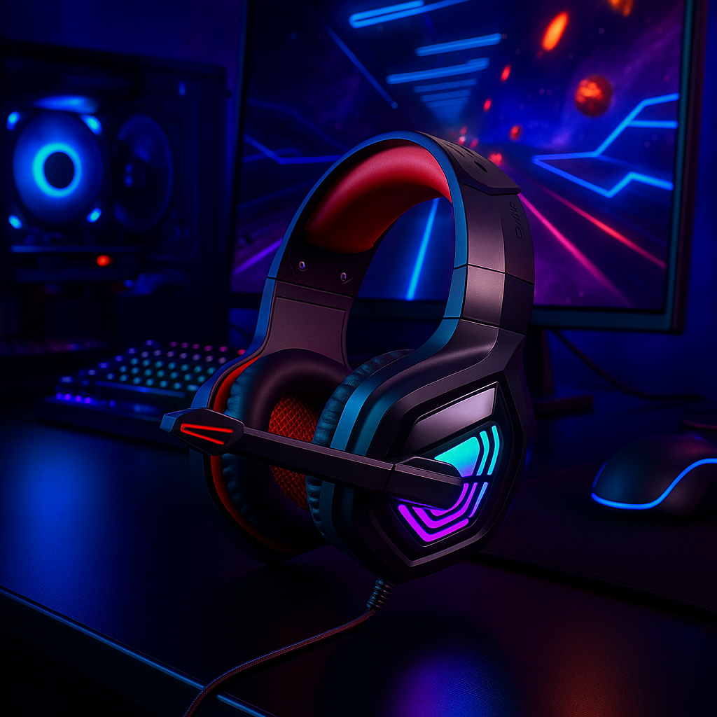 G7 Gaming Headset – Surround-Sound & LED-Look für dein Setup