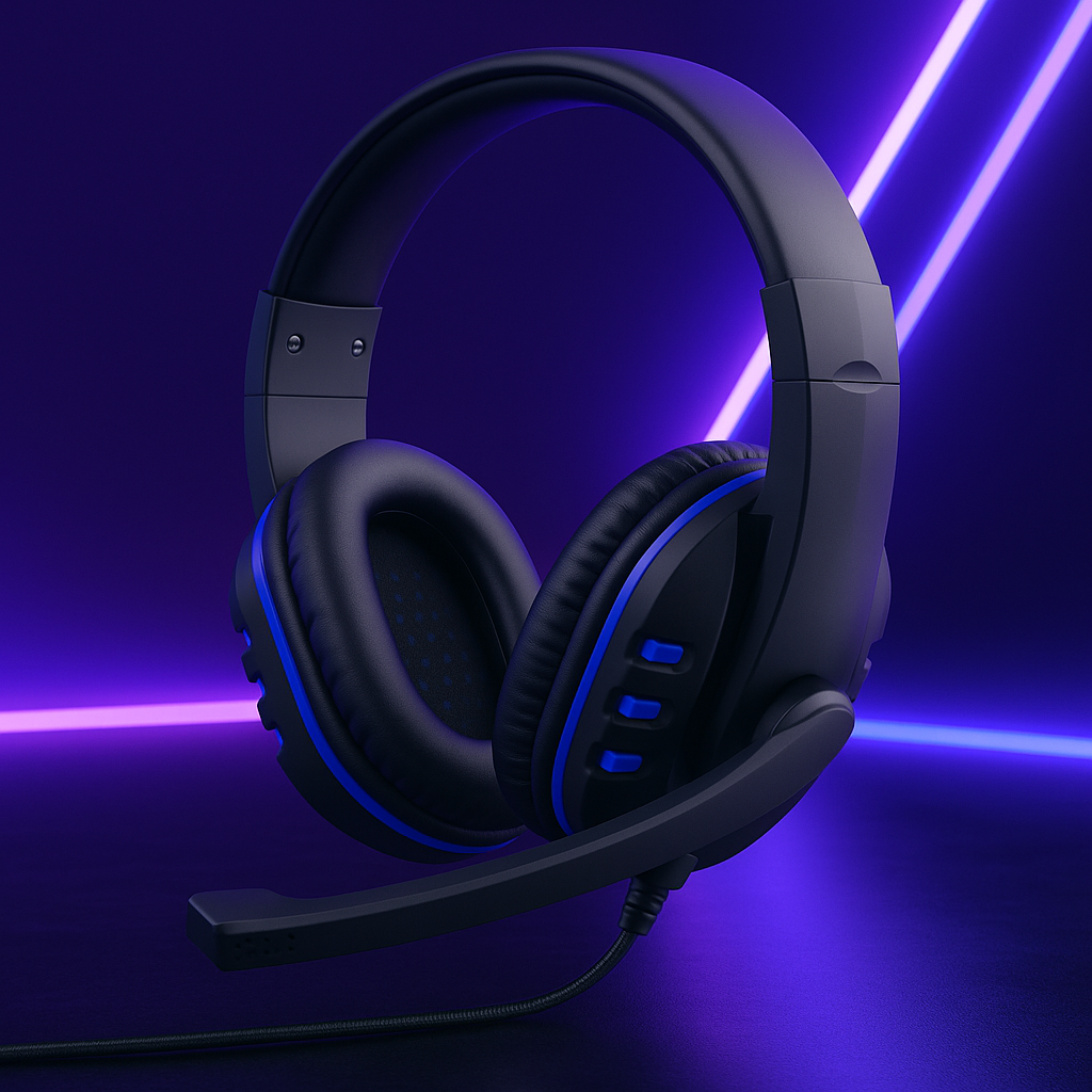 „Gaming Headset – 3,5 mm, Mikrofon, PS4 & PC“