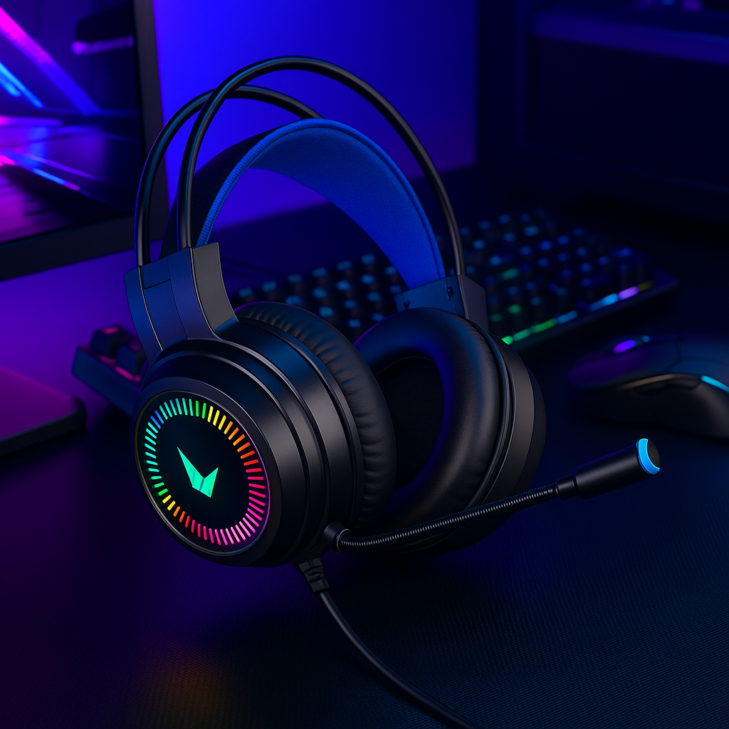 „G58 Gaming Headset – 7.1 Surround Sound, LED-Licht“