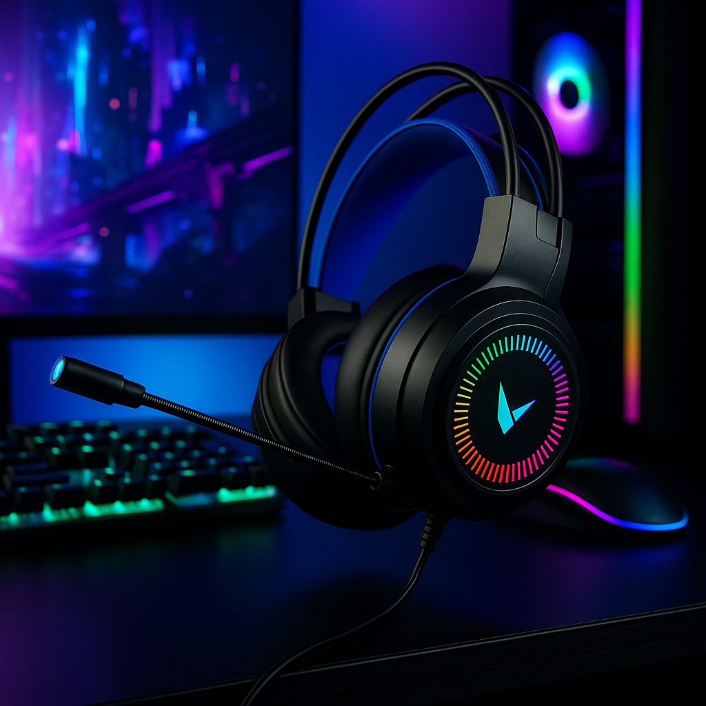 „G58 Gaming Headset – 7.1 Surround Sound, LED-Licht“