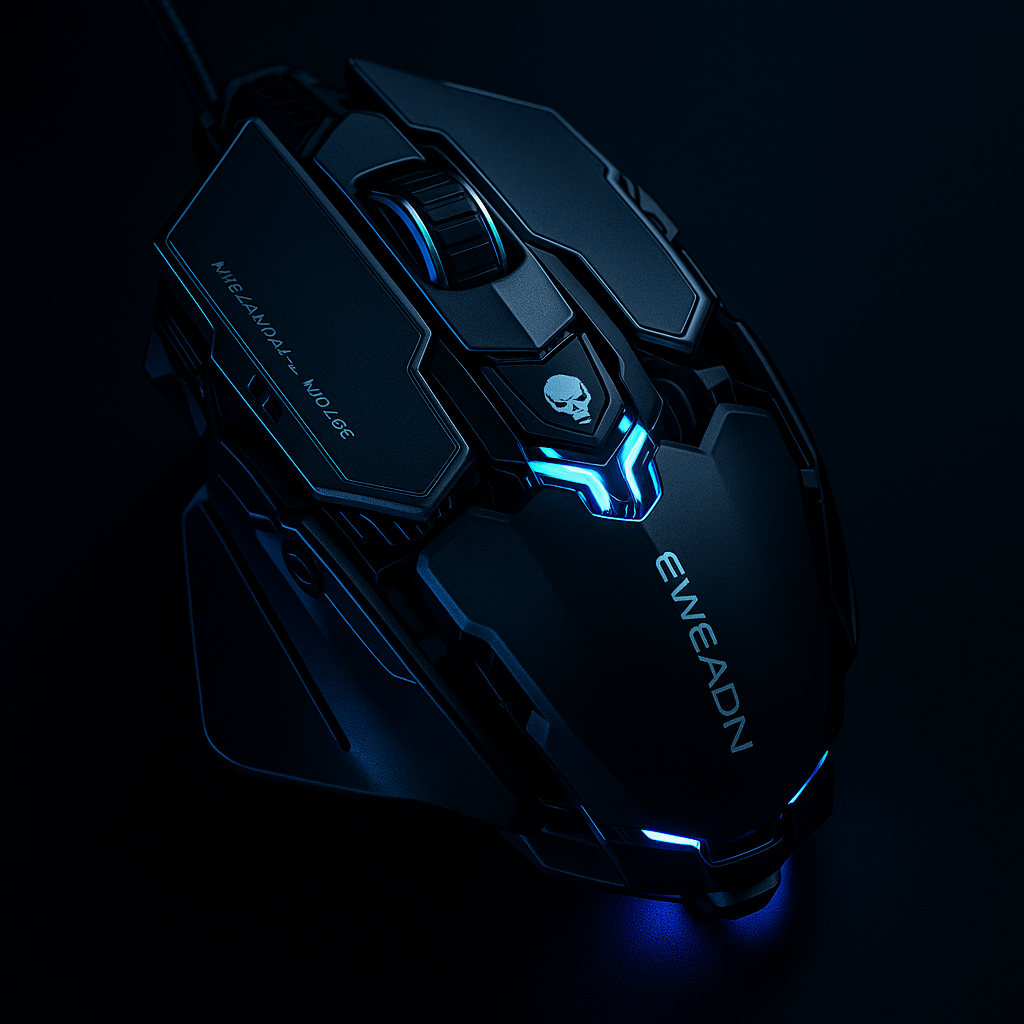 „MK500 Esports Gaming Mouse – 12800 DPI, Makros, Metallgewicht“