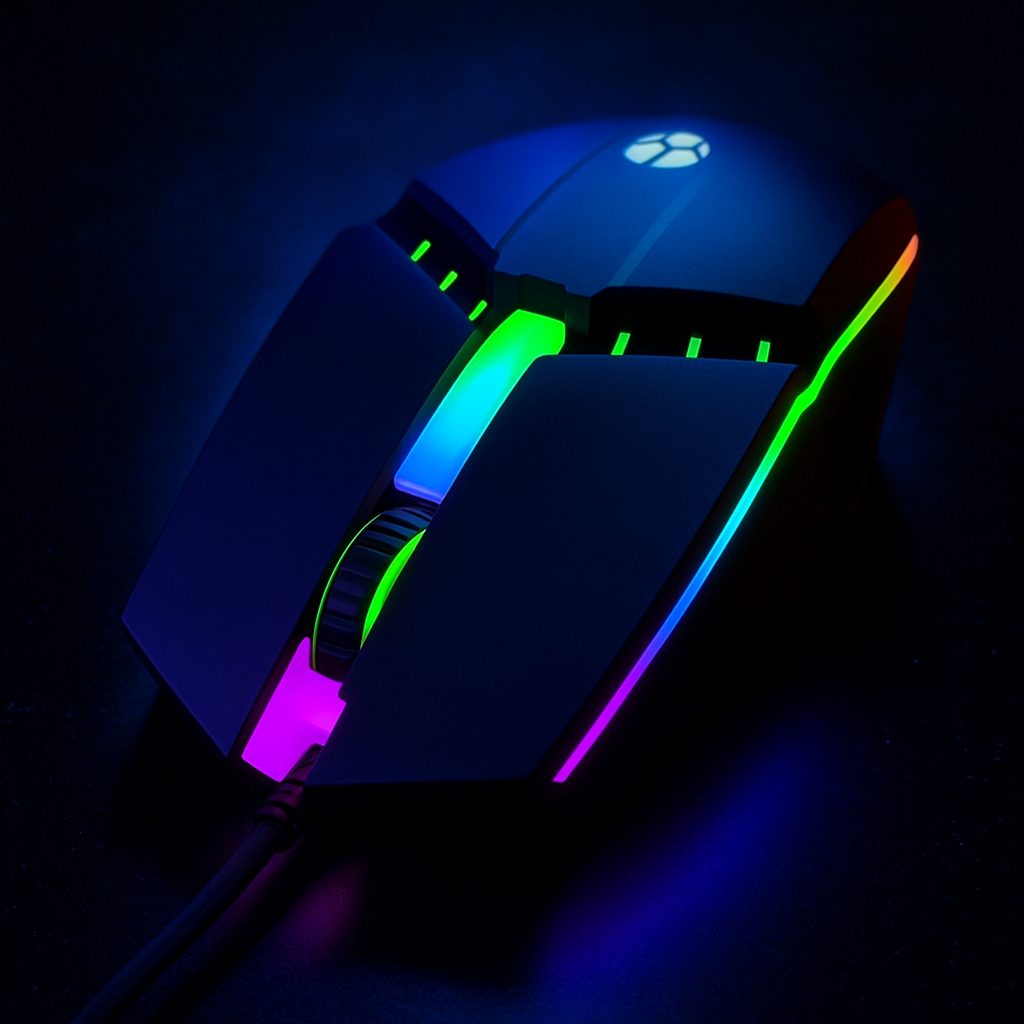 „Wired Mini Gaming Mouse – 1000 DPI, leise Tasten“