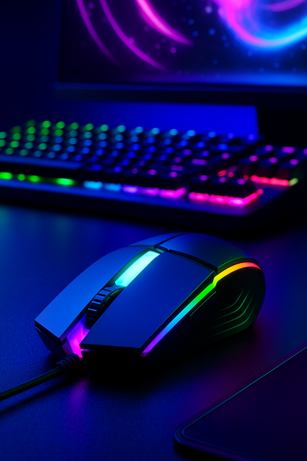„Wired Mini Gaming Mouse – 1000 DPI, leise Tasten“