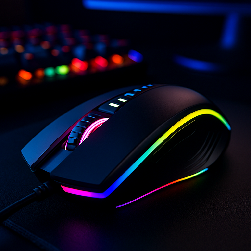 „Wired Mini Gaming Mouse – 1000 DPI, leise Tasten“