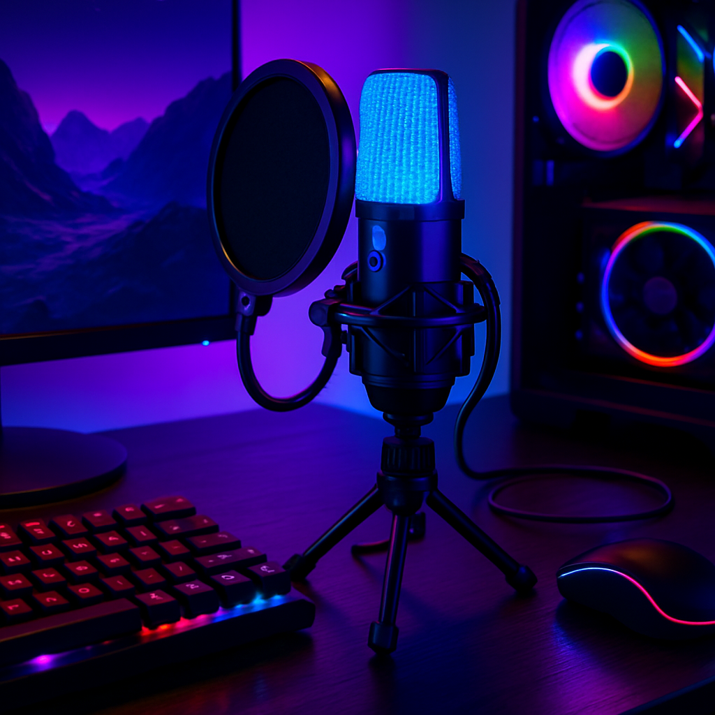 „AYEBEAU SF-666R Mikrofon – USB, Streaming, Gaming“