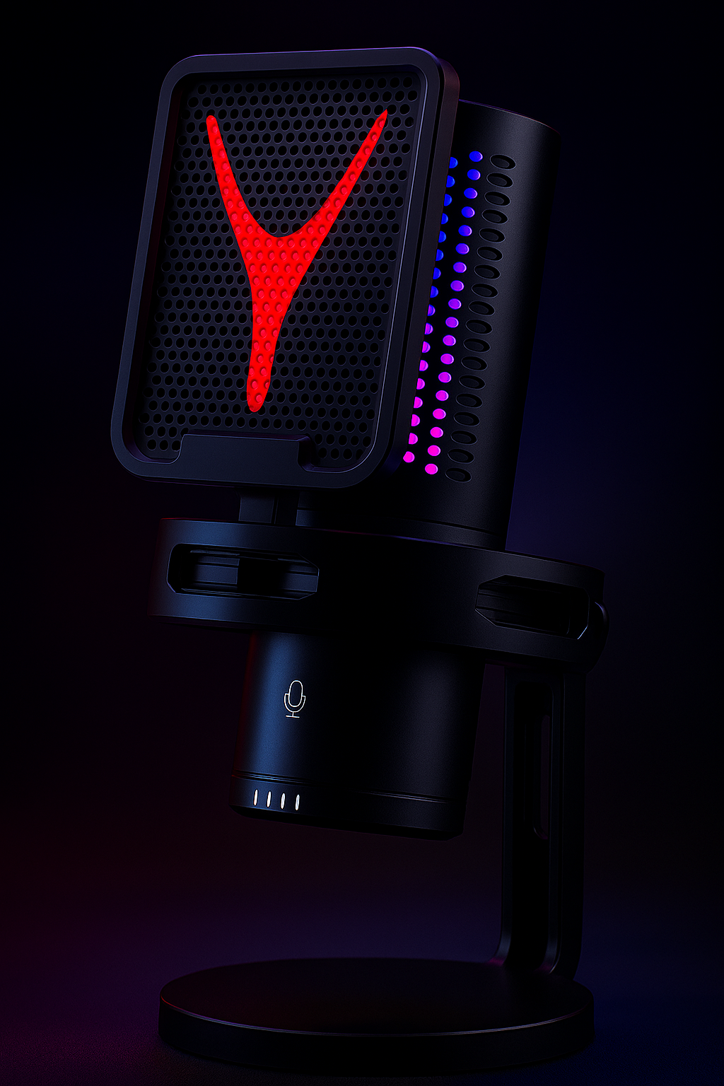 „AYEBEAU RGB Kondensator Mikrofon – USB, Studio & Gaming“