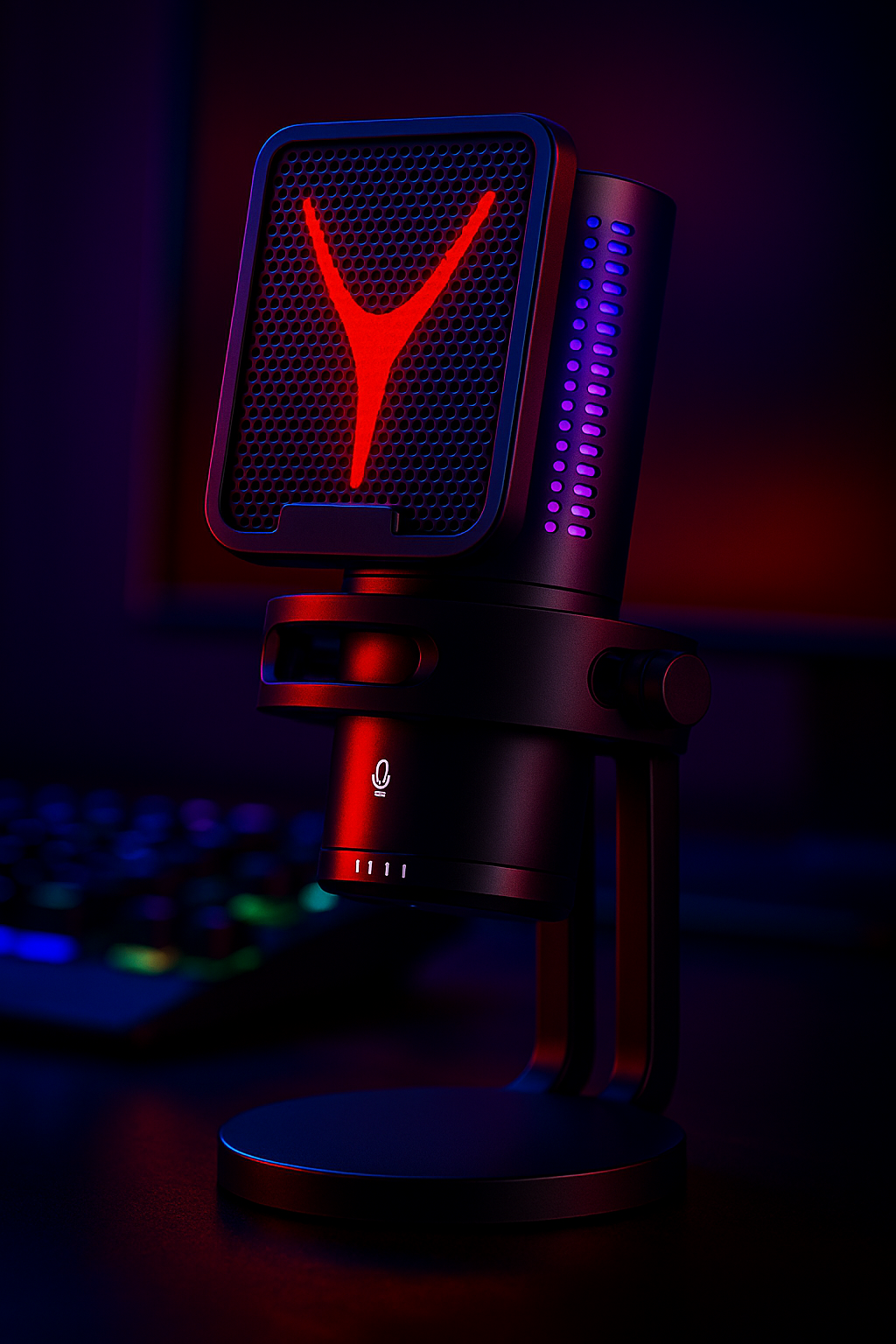 „AYEBEAU RGB Kondensator Mikrofon – USB, Studio & Gaming“