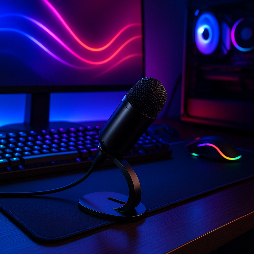 „CUGUU Gaming Mikrofon – USB, Noise Cancelling, Streaming“