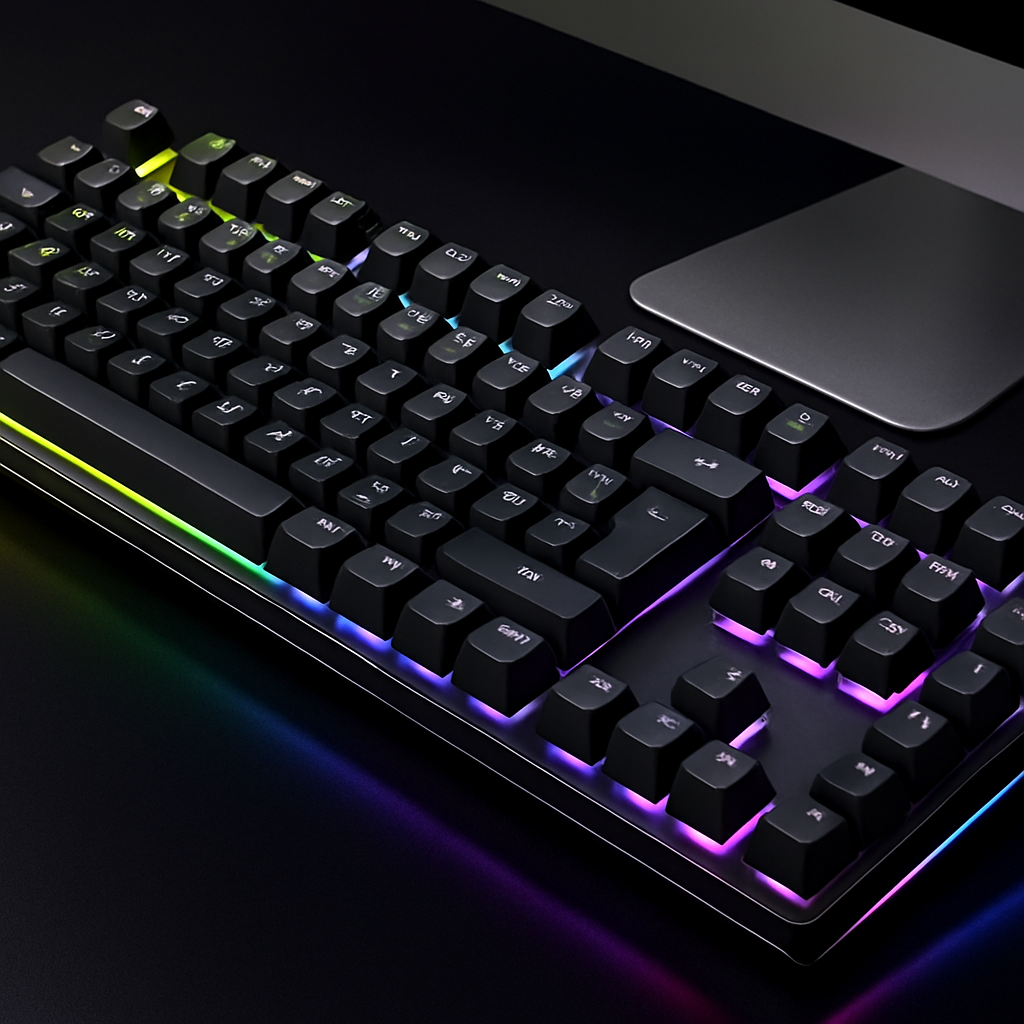 „K500 Gaming & Office Tastatur – 104 Tasten, RGB, USB“