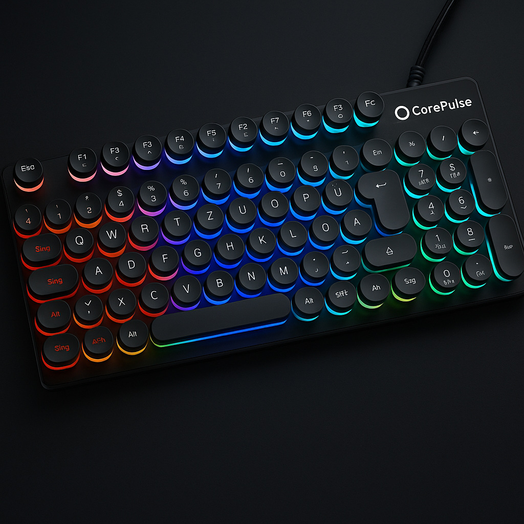 „Shadow Gaming Keyboard – 104 Tasten, RGB, USB“
