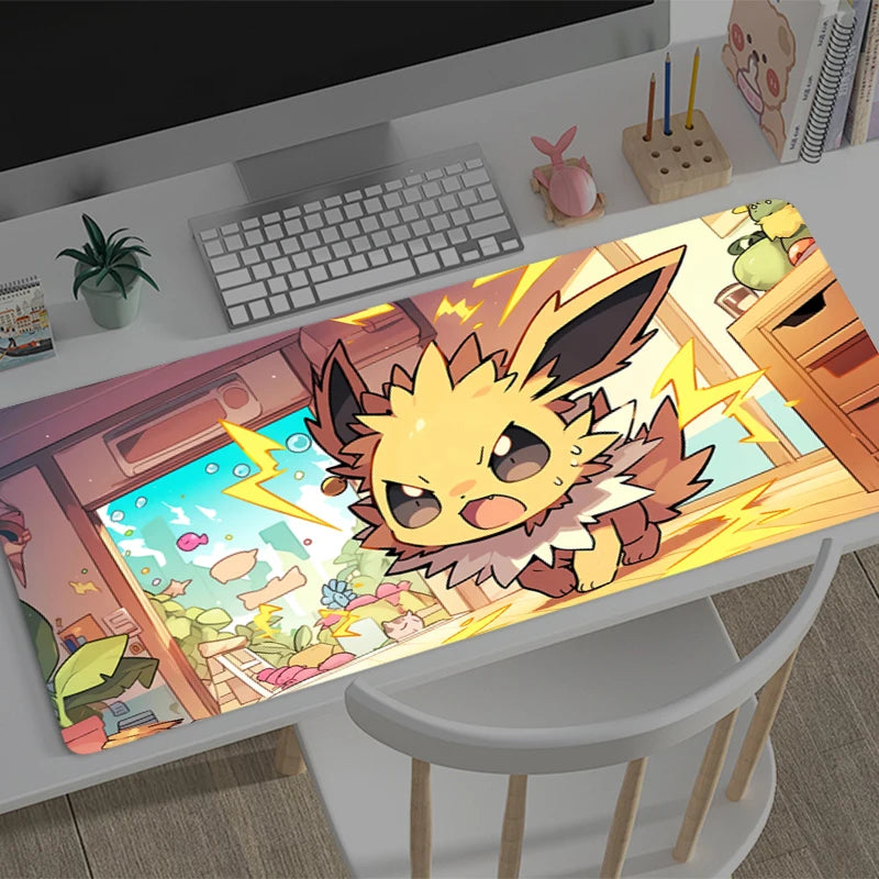 „Pokémon Gaming Mousepad – Evoli Design, Groß, Rutschfest, für PC & Laptop“