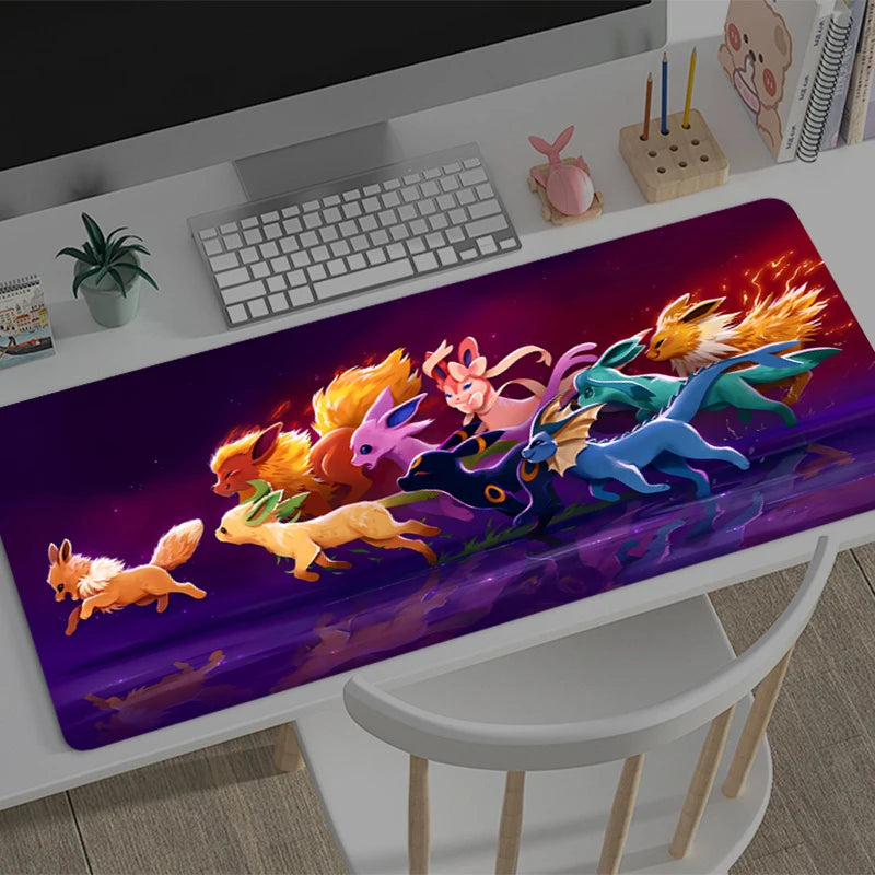 „Pokémon Gaming Mousepad – Evoli Design, Groß, Rutschfest, für PC & Laptop“