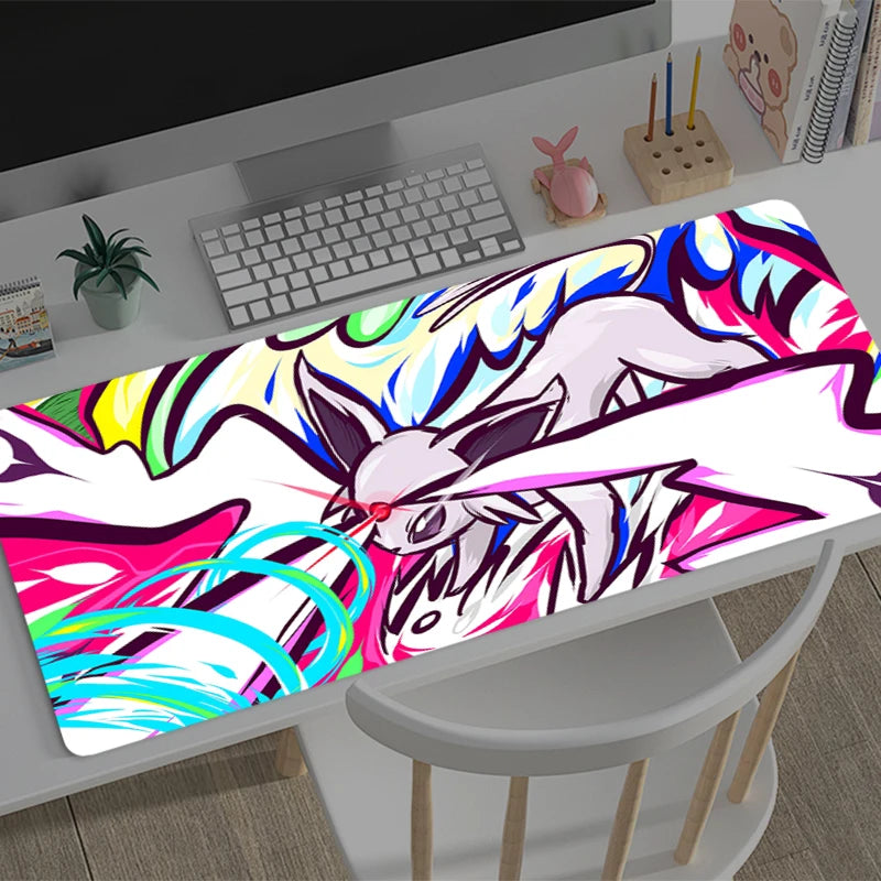 „Pokémon Gaming Mousepad – Evoli Design, Groß, Rutschfest, für PC & Laptop“